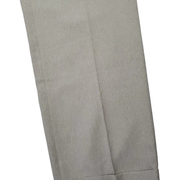 Glen Oaks Trousers Mens Size W36 Brown Pleated Front Cuffed Pants Legs NWT - Picture 3 of 6